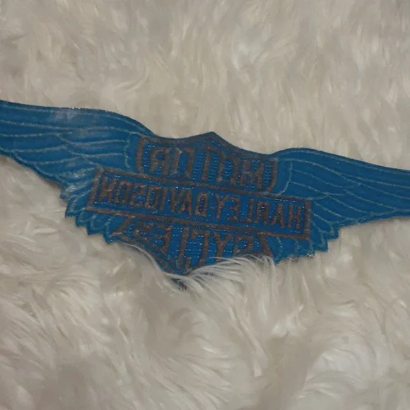 Vtg Harley-Davidson Iconic Wing Logo Patch - Picture 8 of 9